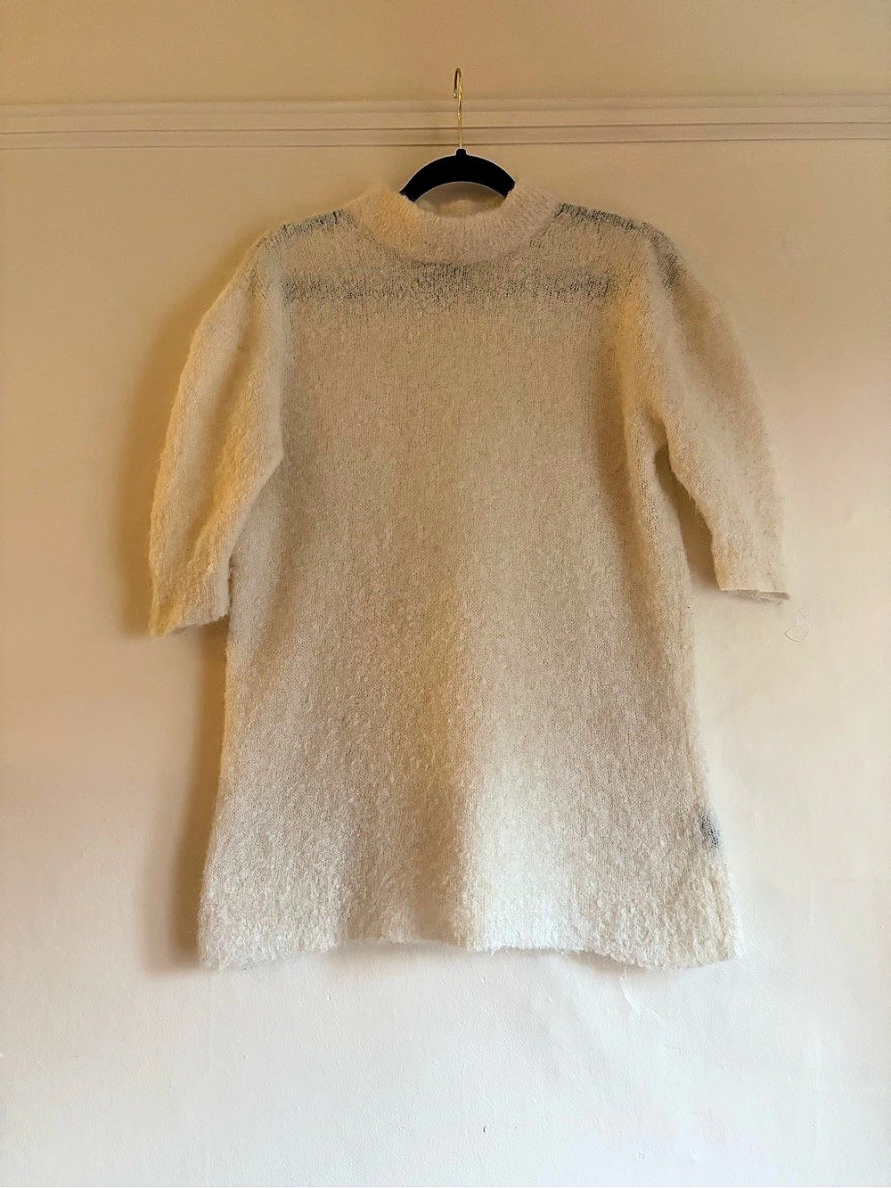 Rachel Comey Fuzzy Mini Dress in Cream Size XS